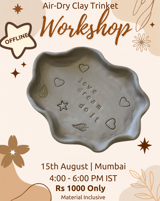 Air-Dry Clay Trinklet Workshop