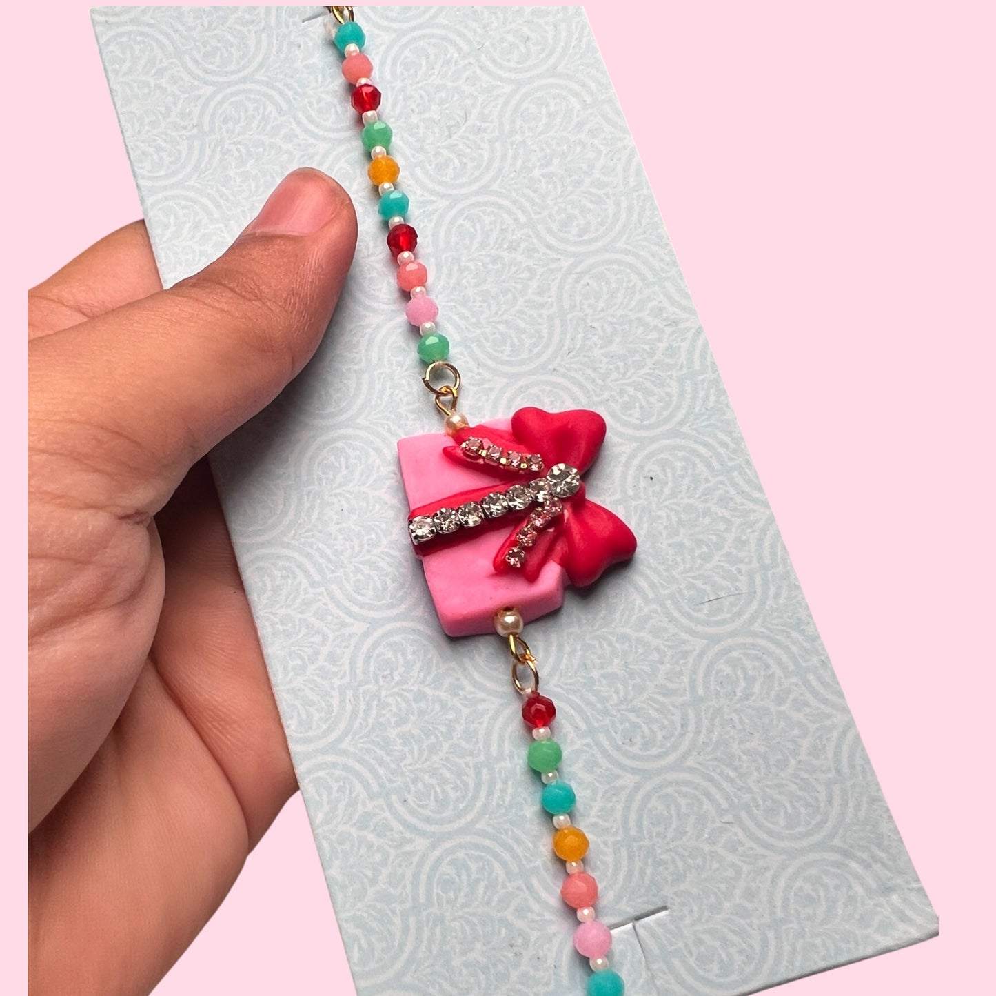 Embellished Gift Box Bracelet