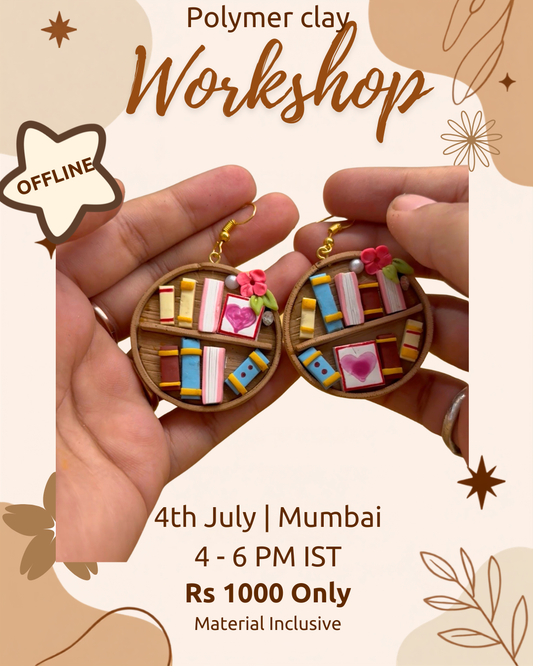 Book Shelf Earrings Workshop OFFLINE