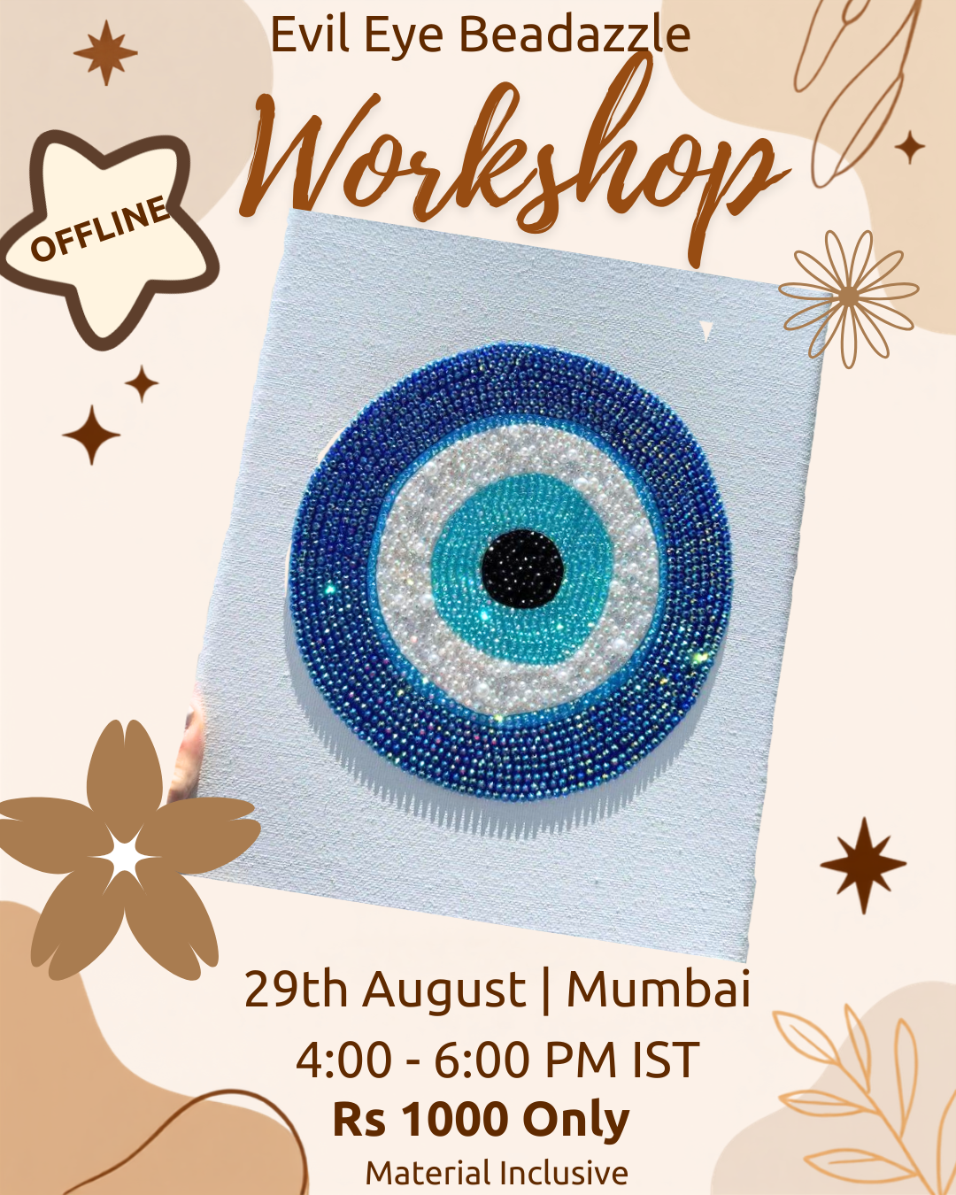 Bedazzled Canvas Art Workshop OFFLINE
