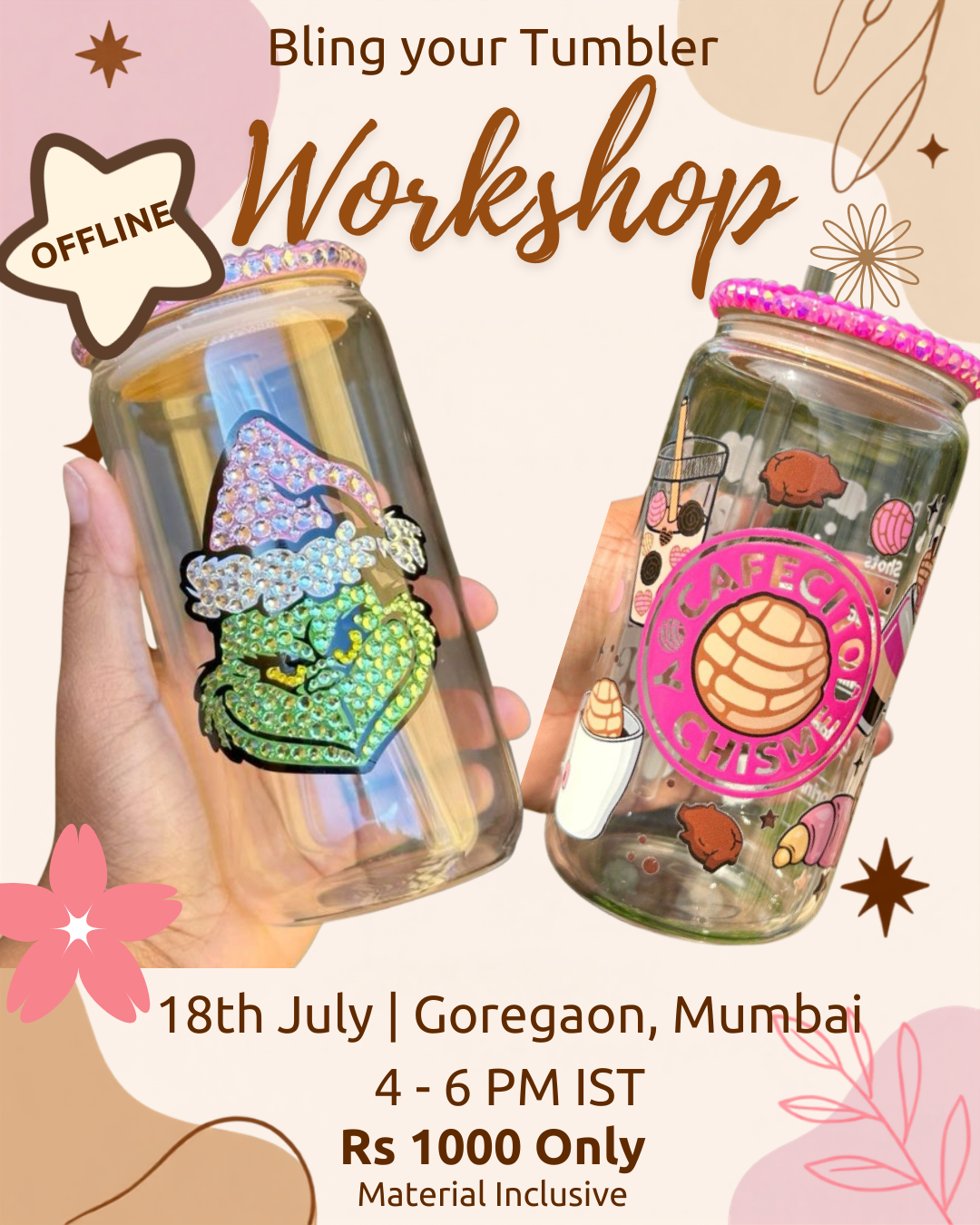 Bling your Tumbler Workshop OFFLINE