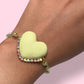 Embellished Heart Bracelet